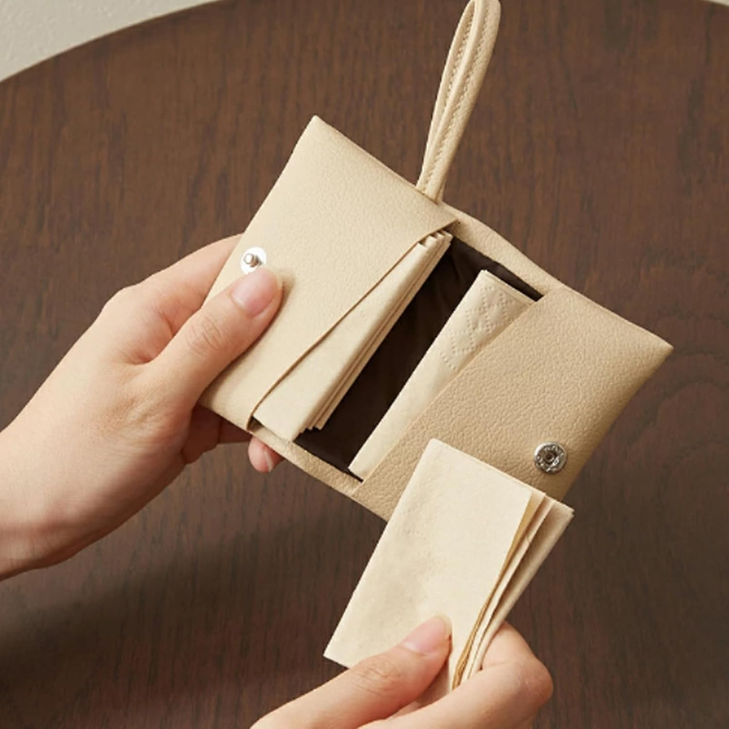 Handkerchief Holder - Waterproof, Handkerchief, Tissue Storage Bag | Travel Accessories Outdoor Supplies for Easy Access and Tailored to Standard Tissue Sizes image number 1