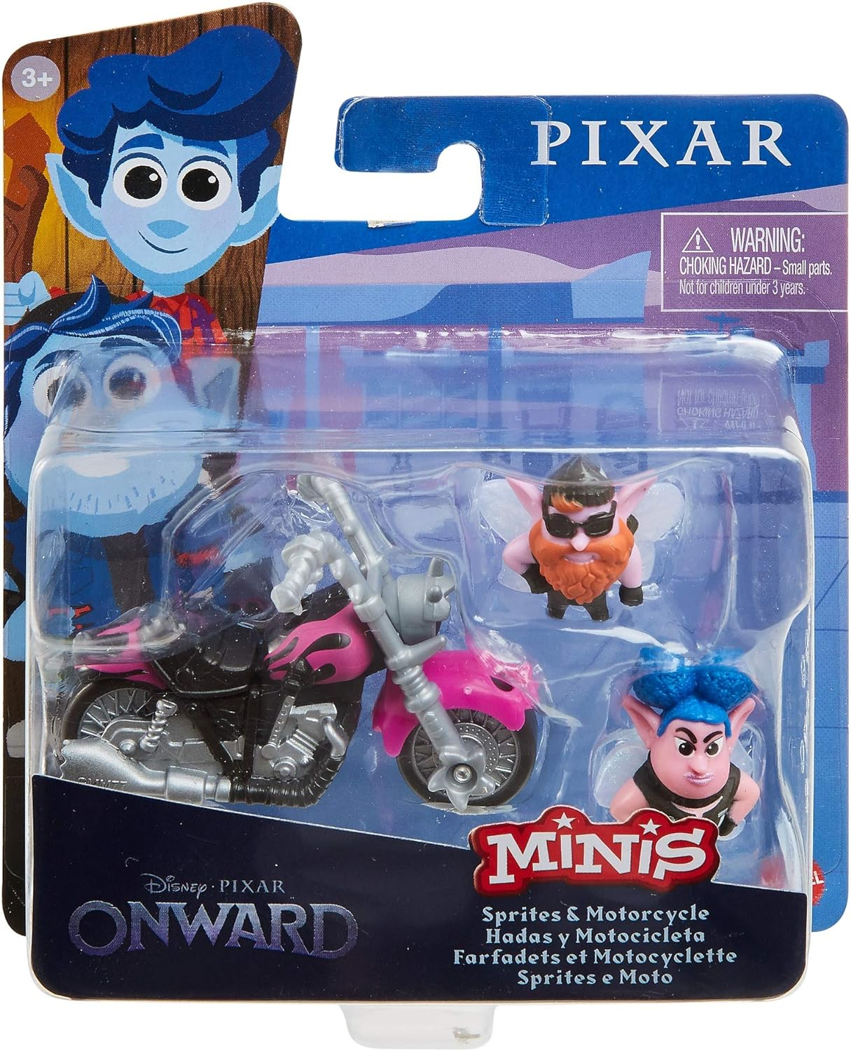 Disney / Pixar Onward Minis Sprites & Motorcycle Figure 2-Pack image number 3