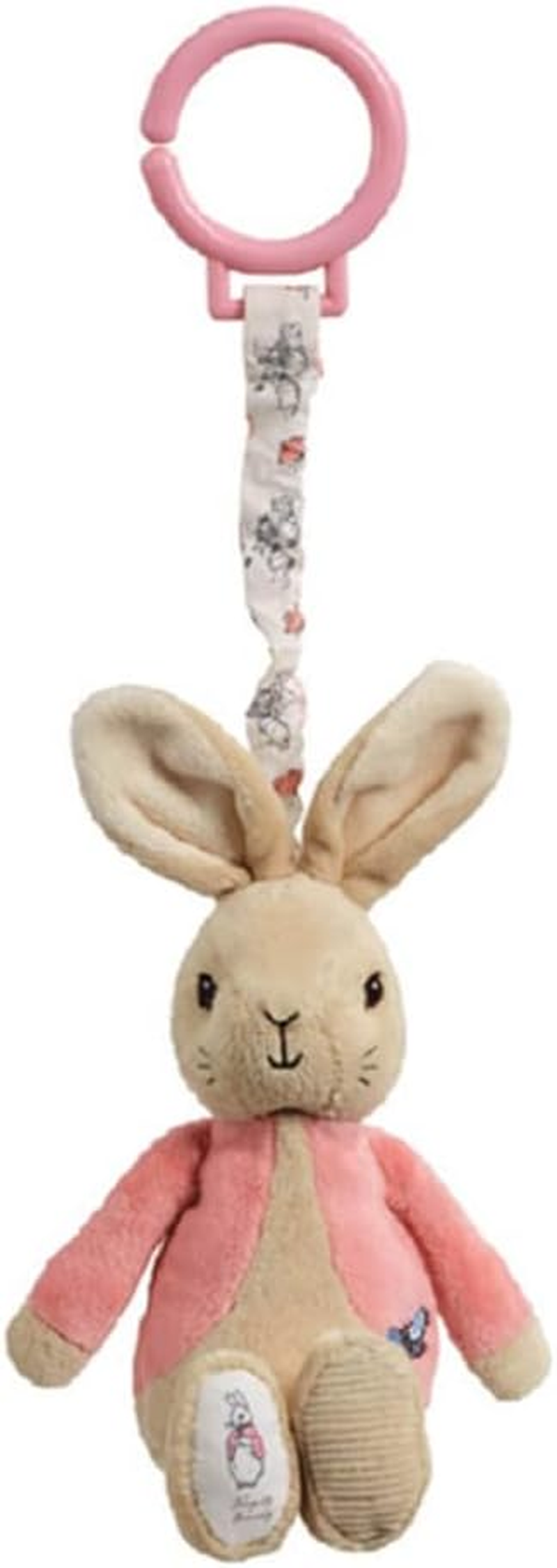 Beatrix Potter - Flopsy Attachable Jiggler - Nursery Activity Toy image number 4