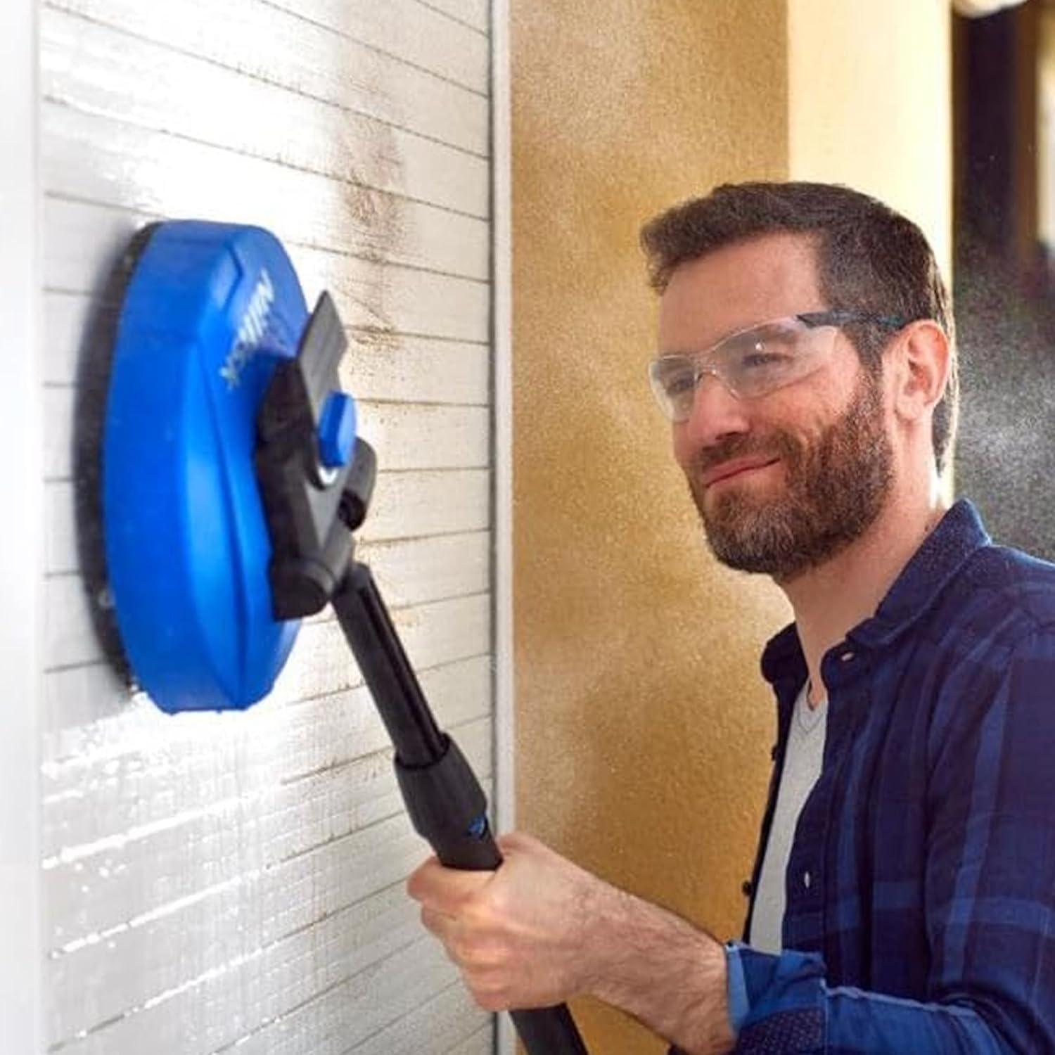 Nilfisk Patio Cleaner with Adjustable Pressure - Wooden Decks, Ceramic Tiles, Stone Floors and Bricks - Original Pressure Washer Surface Cleaner image number 2