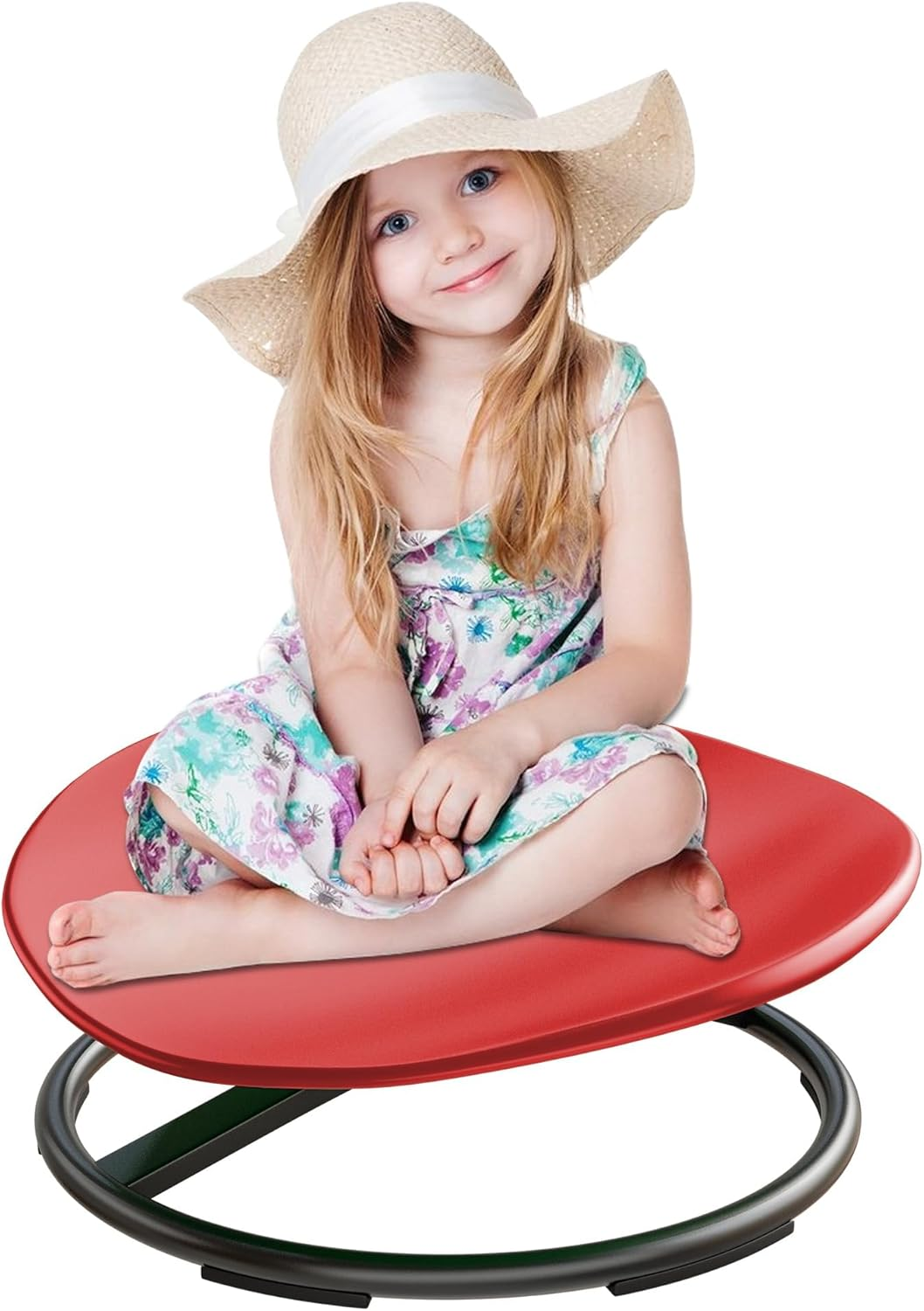 Spinning Chair for Autistic Kids, Autism Sensory Spinning Chair, Kids Sensory Swivel Chair, Toddler Spinning Seat Training Body Coordination and Balance, Upgraded Azure Rounded Shape