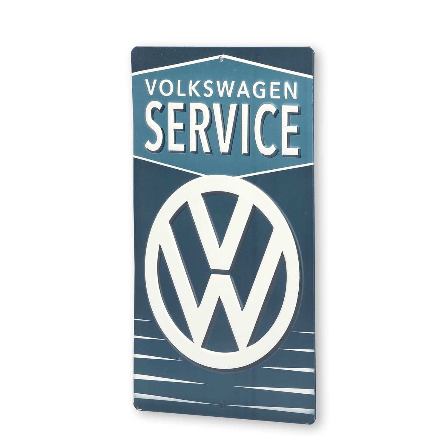 Volkswagen Service Metal Sign - Vintage Volkswagen Sign for Garage, Shop or Man Cave - Yellow image number 6