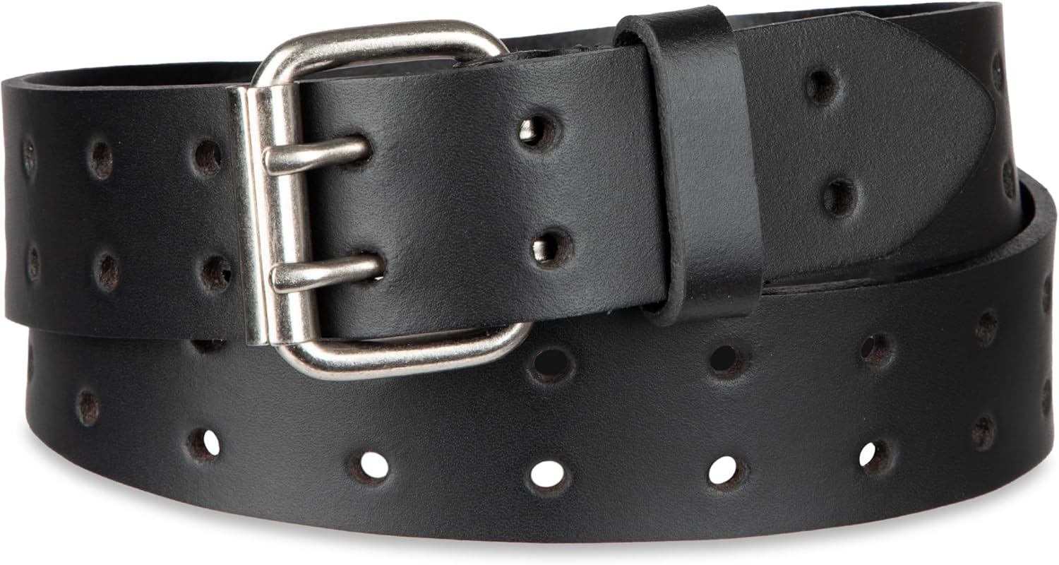 Dickies Men'S Leather Double Prong Belt image number 1