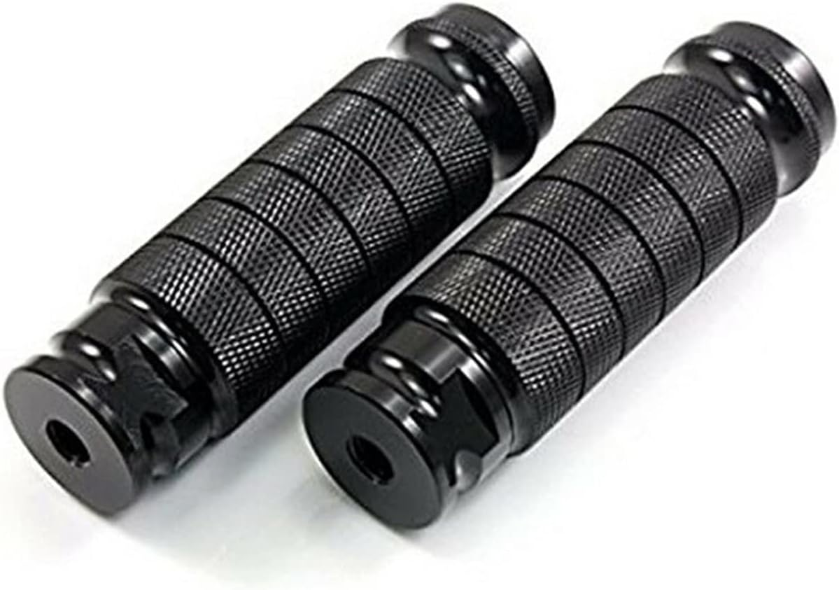 Motorcycle Foot Pegs Footrest Foot Peg Pedal Black Aluminum M8 Thread Rear Set Moto Accessories image number 2