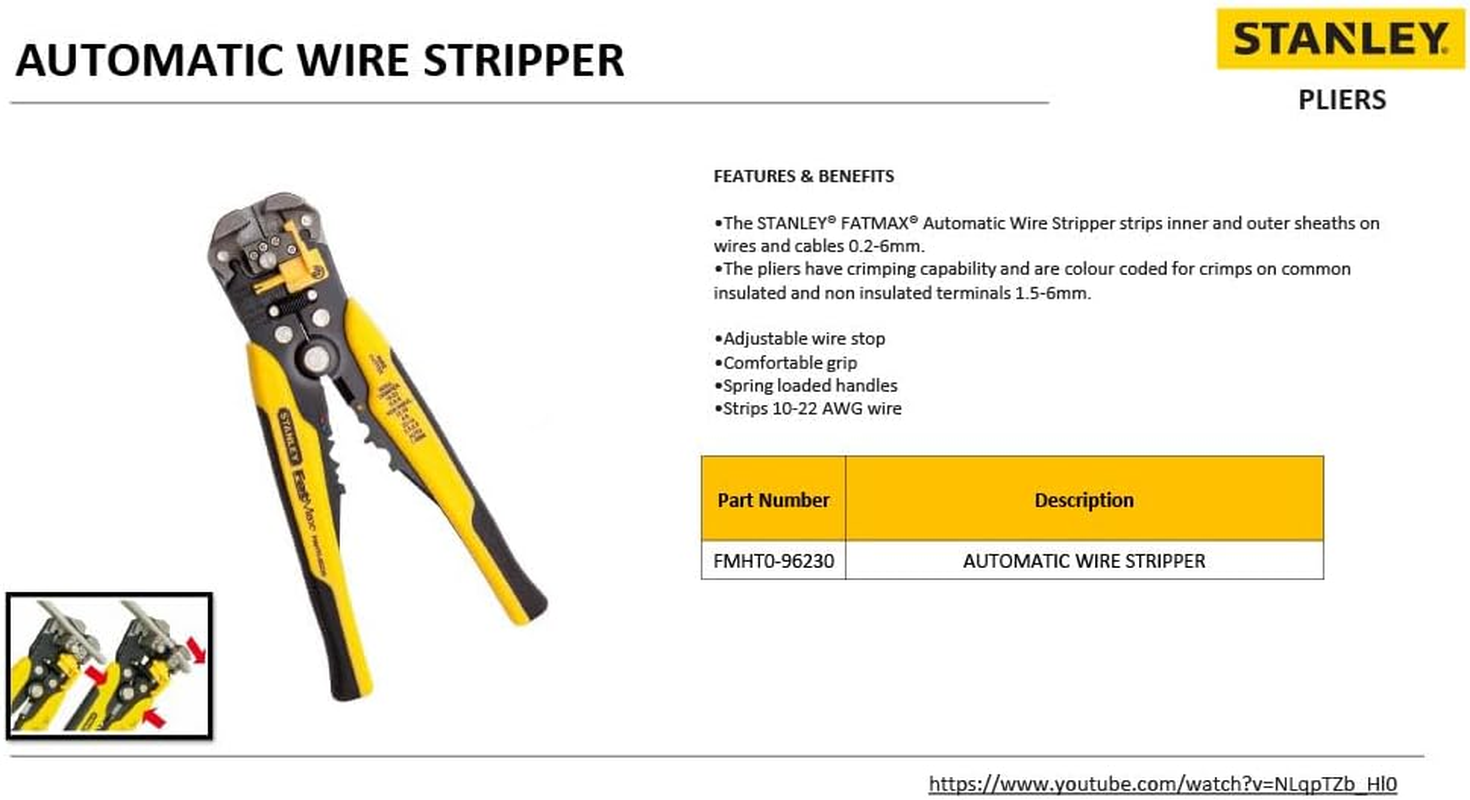 Stanley Fatmax Automatic Wire Stripper image number 5