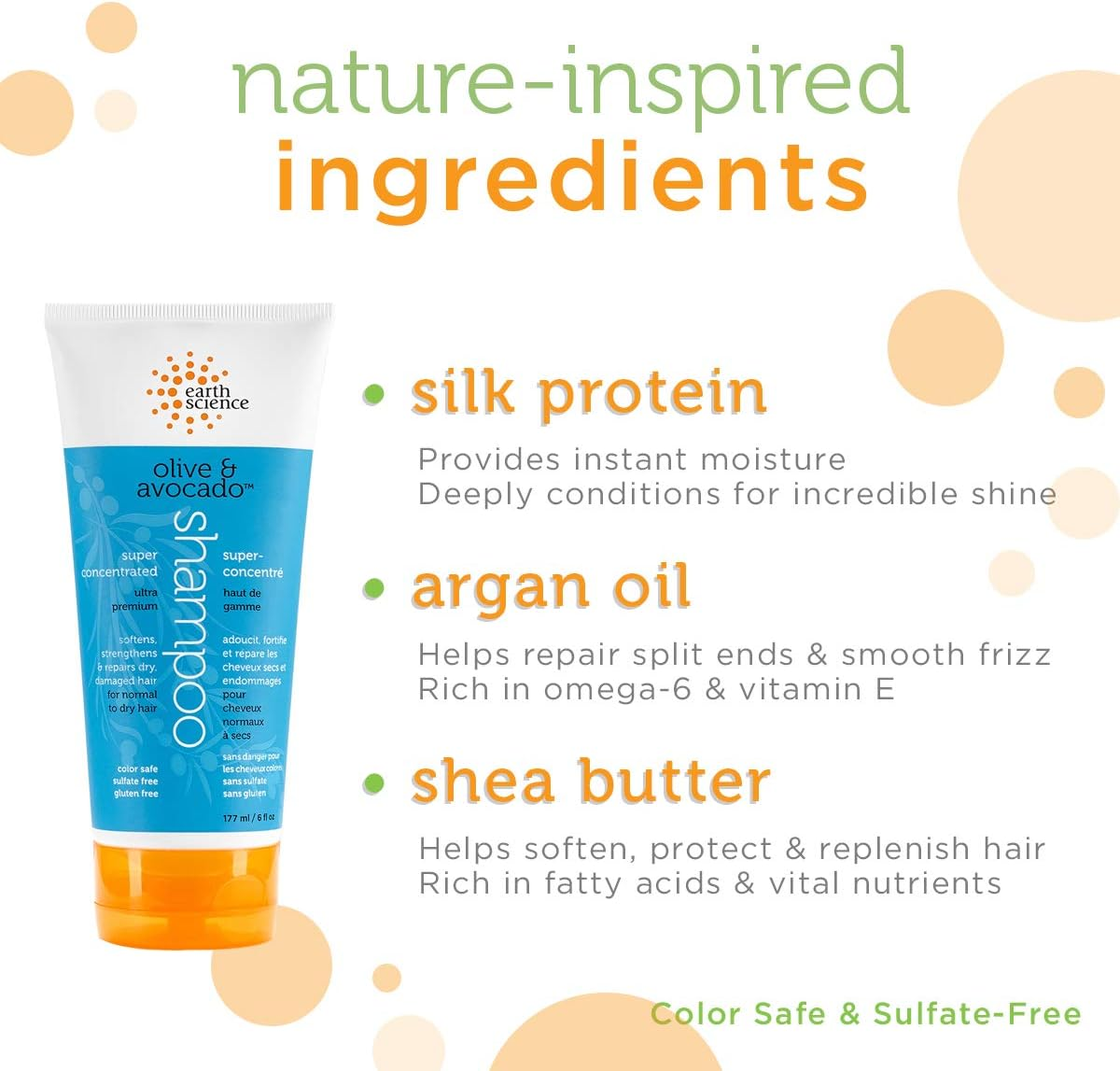 Earth Science - Shampoo Deep Conditioning Olive & Avocado - 6 Oz. image number 1