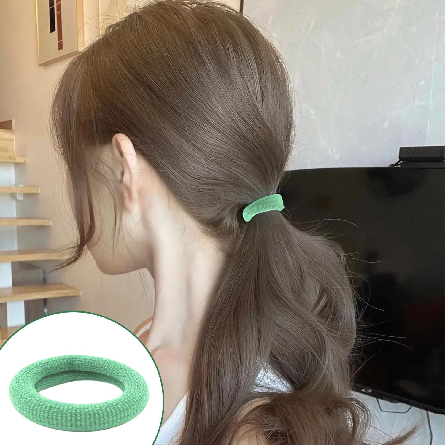 Pack of 200 Colourful Hair Bobbles Elastic Hair Bobbles Girls Hair Ties Mini Hair Bobbles Hair Styling Tools image number 2