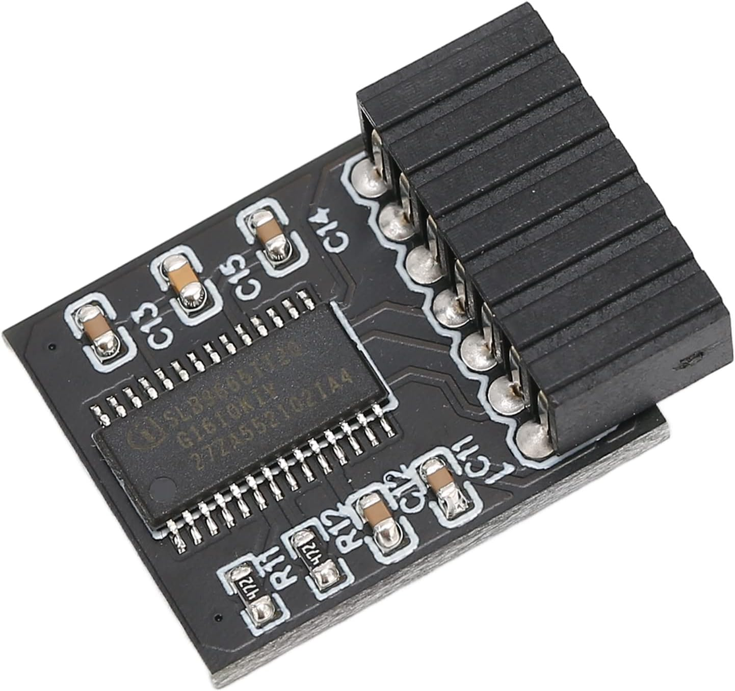 Tpm 2.0 Encryption Security Module, 14Pin LPC Interface Remote Card Encryption Security Module for Asus,High Security14Pin LPC Tpm 2.0 Remote Card Encryption Security Module