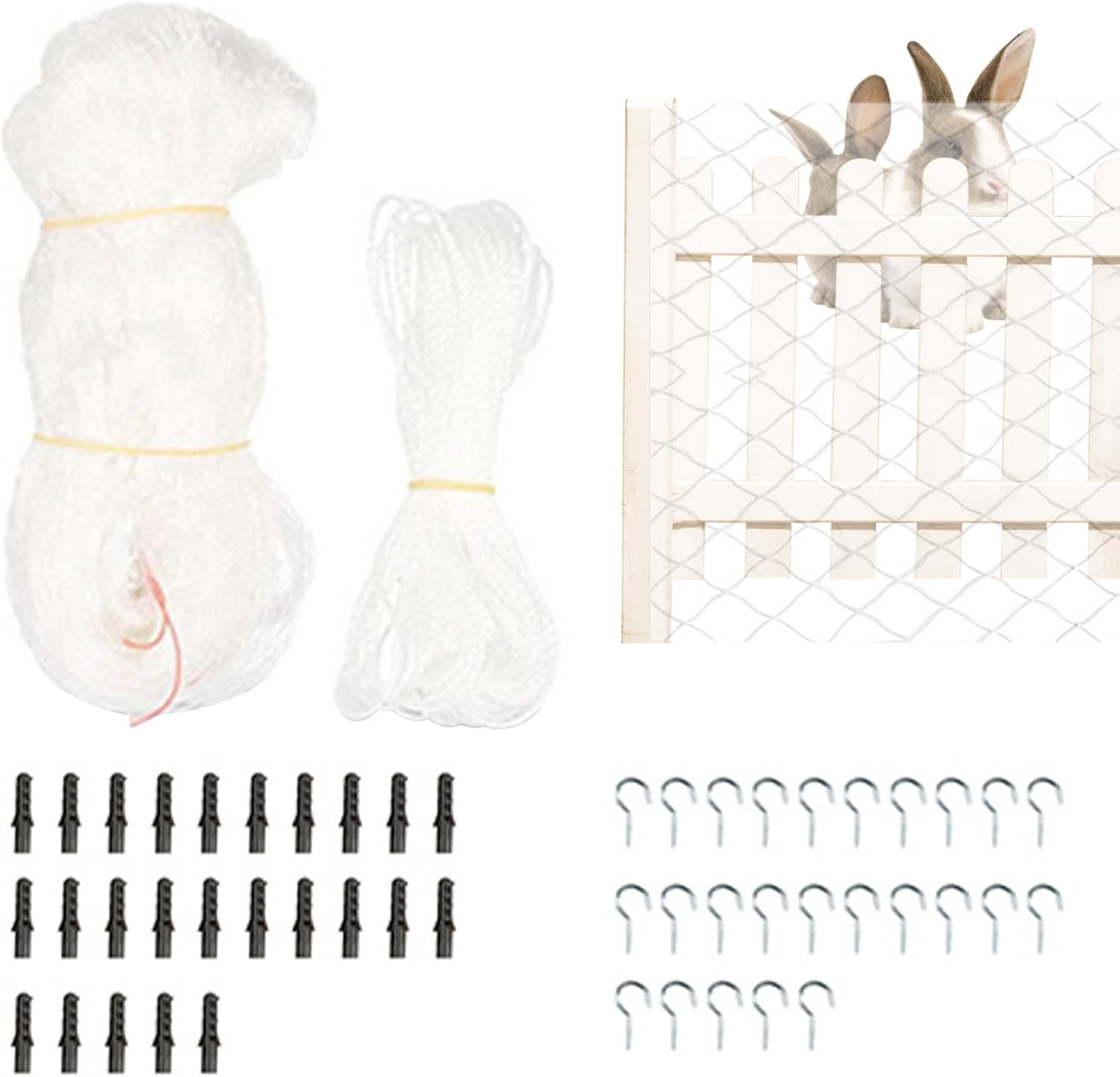 Balcony Screen for Pets - Anti-Fall Mesh Cat Safety Fence for Patio,Pet Protection Netting for Doorway, Stairs, Balcony Gate, Window, Deck