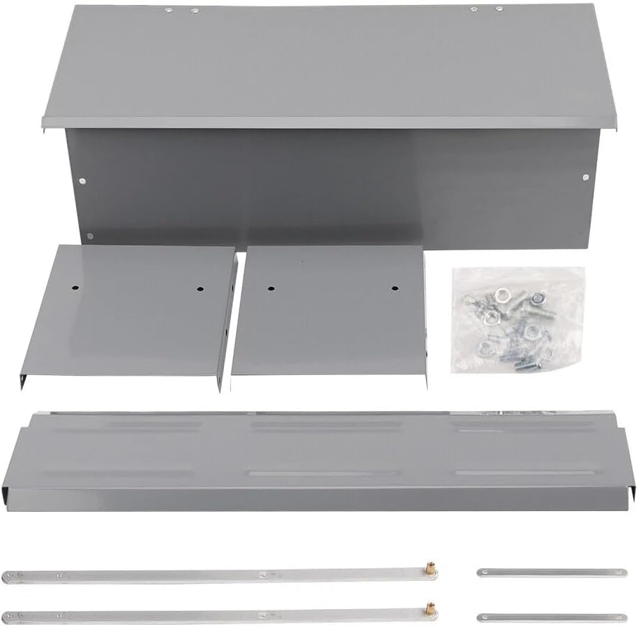 10KG Automatic Chicken Feeder &ndash; Weatherproof Galvanised Poultry Treadle Feeder for Chicken, Duck & Goose &ndash; Rat-Proof Outdoor Metal Feed Box for Coop or Backyard image number 2