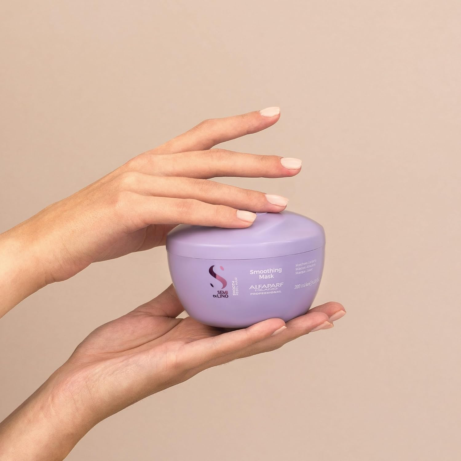 Alfaparf Semi Di Lino Smoothing Smoothing Mask 200 Ml - Unruly Hair
