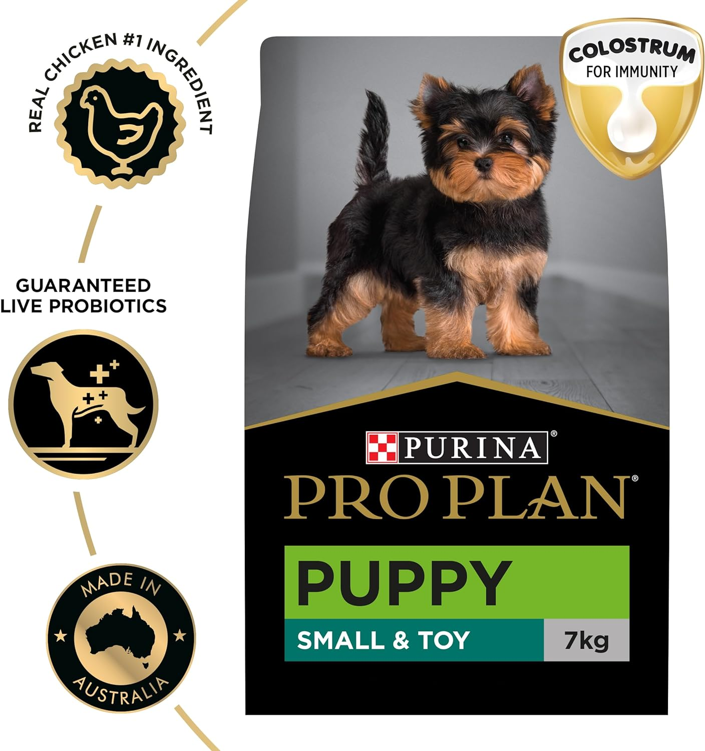 Purina Pro Plan Puppy Dry Dog Food Small and Toy Breeds Chicken 7Kg image number 1