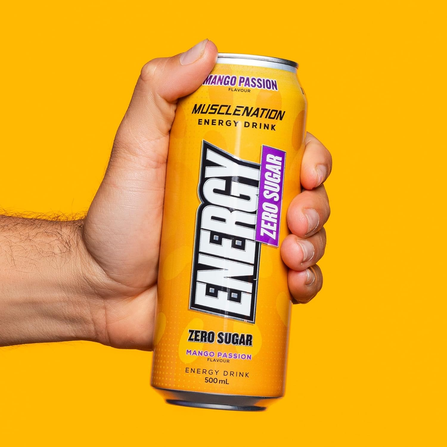 Muscle Nation Mango Passion Energy Drink 12 X 500Ml