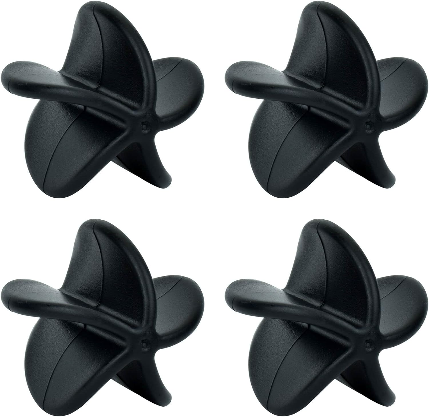 Shaker Balls Shaker Bottle Ball Replacement Milkshake Protein Powder Whisk Ball for Shaker Cup Bottle (4 Pcs Black Plastic) image number 2