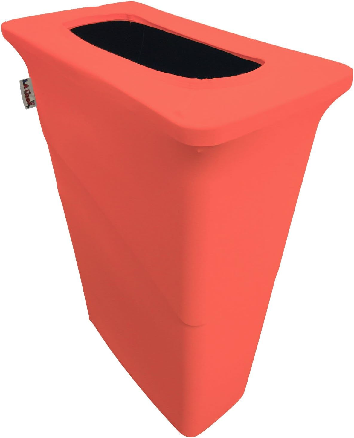 LA Linen Stretch Spandex Trash Can Cover for Slim Jim 23-Gallon, Royal Blue