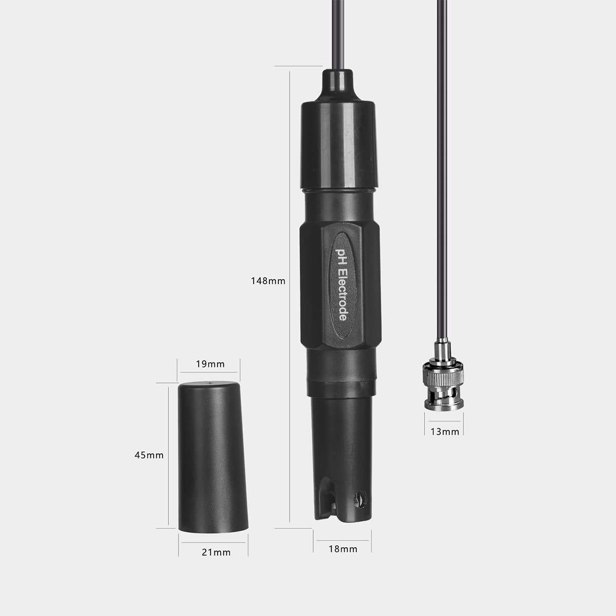 Mingzhe Ph Meter High Precision Portable Ph Tester Backlight Display Water Quali Tester for Laboratory Drinking Water Hydroponics Aquarium Swimming Pool White PH-3012B image number 3
