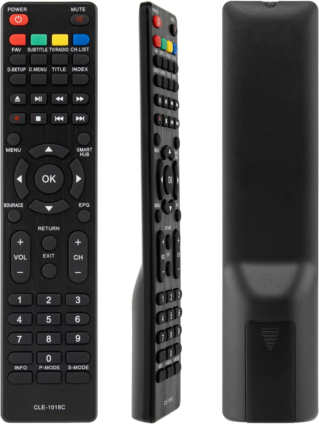 New CLE-1018C CLE-1018B Replacement Remote Control, Fit for Hitachi TV Remote Control CLE-1013 CLE-1016 CLE-1018A CLE-1018B CLE-1018C CLE-1020 CLE-1022 image number 1