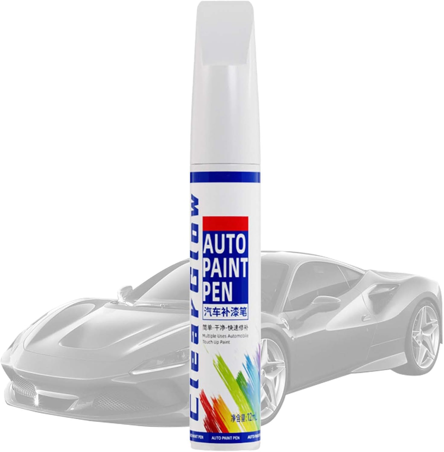 Automotive Paint Pen, Professional Car Scratch Quick Fix, Auto Mending Accessories Polishing Restorer for Car Boat Trailer Motorcycle Protection against Rain Sun - Blue image number 4