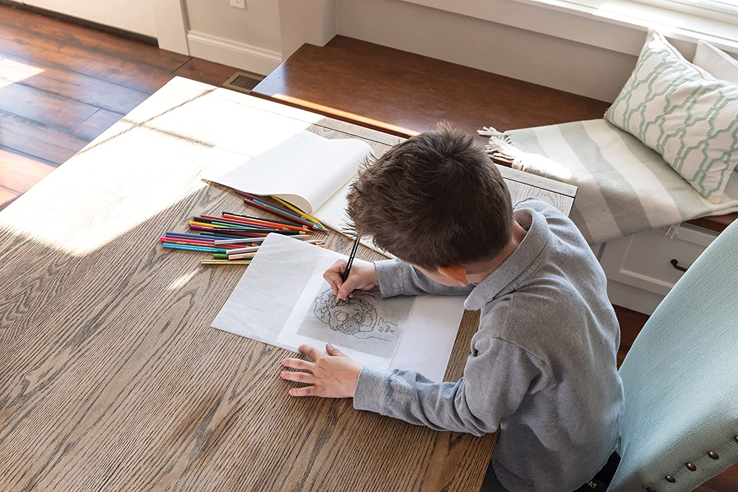 Pacon Ucreate Tracing Pad, White, 9" X 12", 40 Sheets image number 2