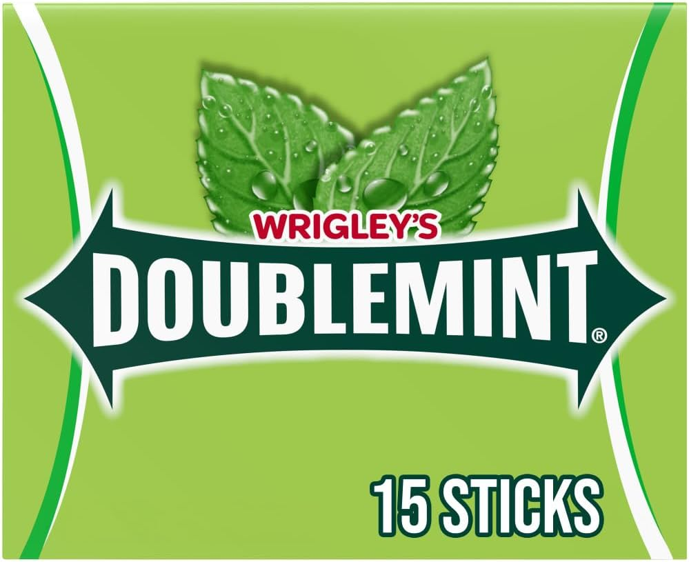 Wrigley'S Doublemint Gum 15 Sticks X 10 Packs image number 5