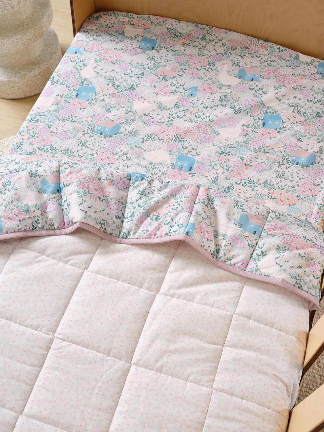 Linen House Kids Lottie Cot Coverlet image number 1