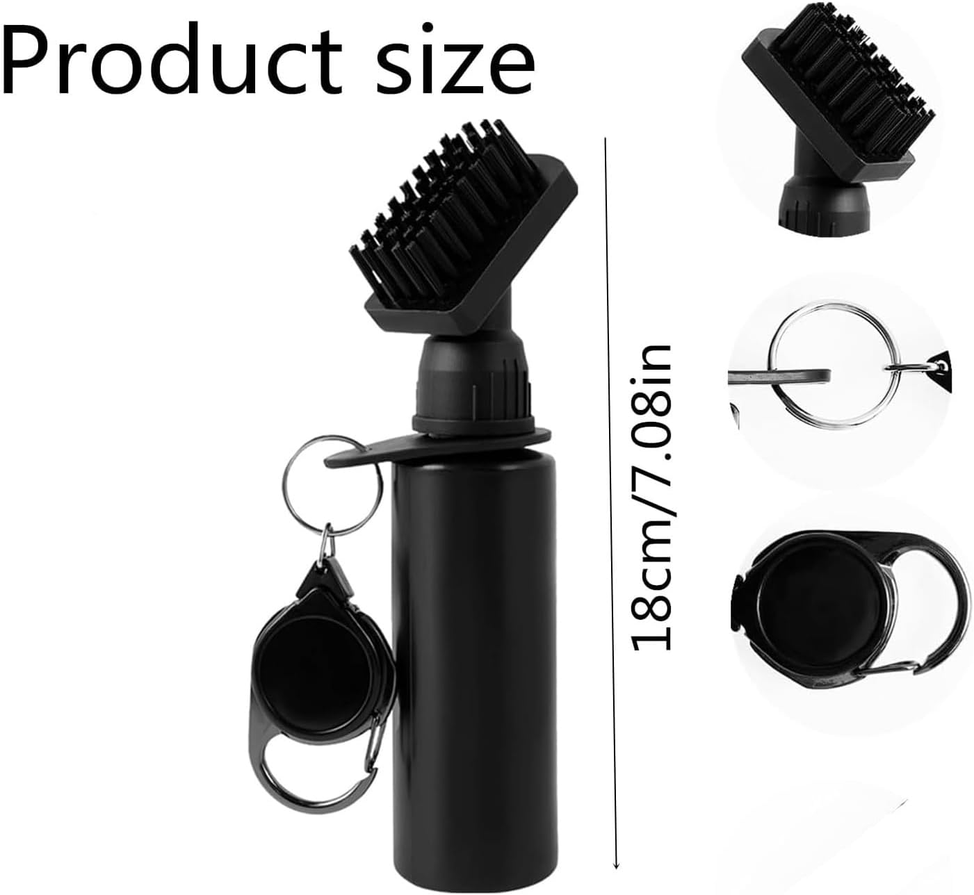 Coehaopike Golf Club Cleaner Brush Set, Golf Water Brush with Club Groove Sharpener Tool, Leakproof Golf Club Water Brush Essential Golf Accessories for Men Women Golf Gifts image number 2