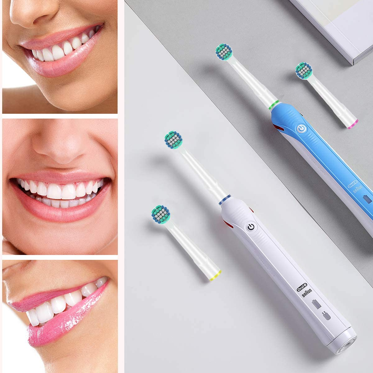 KHBD Replacement Heads Compatible with Oral B Braun Toothbrushes Electric- 16 Pack Professional Precision & Sensitive Brush Heads Refill for Oral B 7000/Pro 1000/9600/ 5000/3000/8000 image number 2