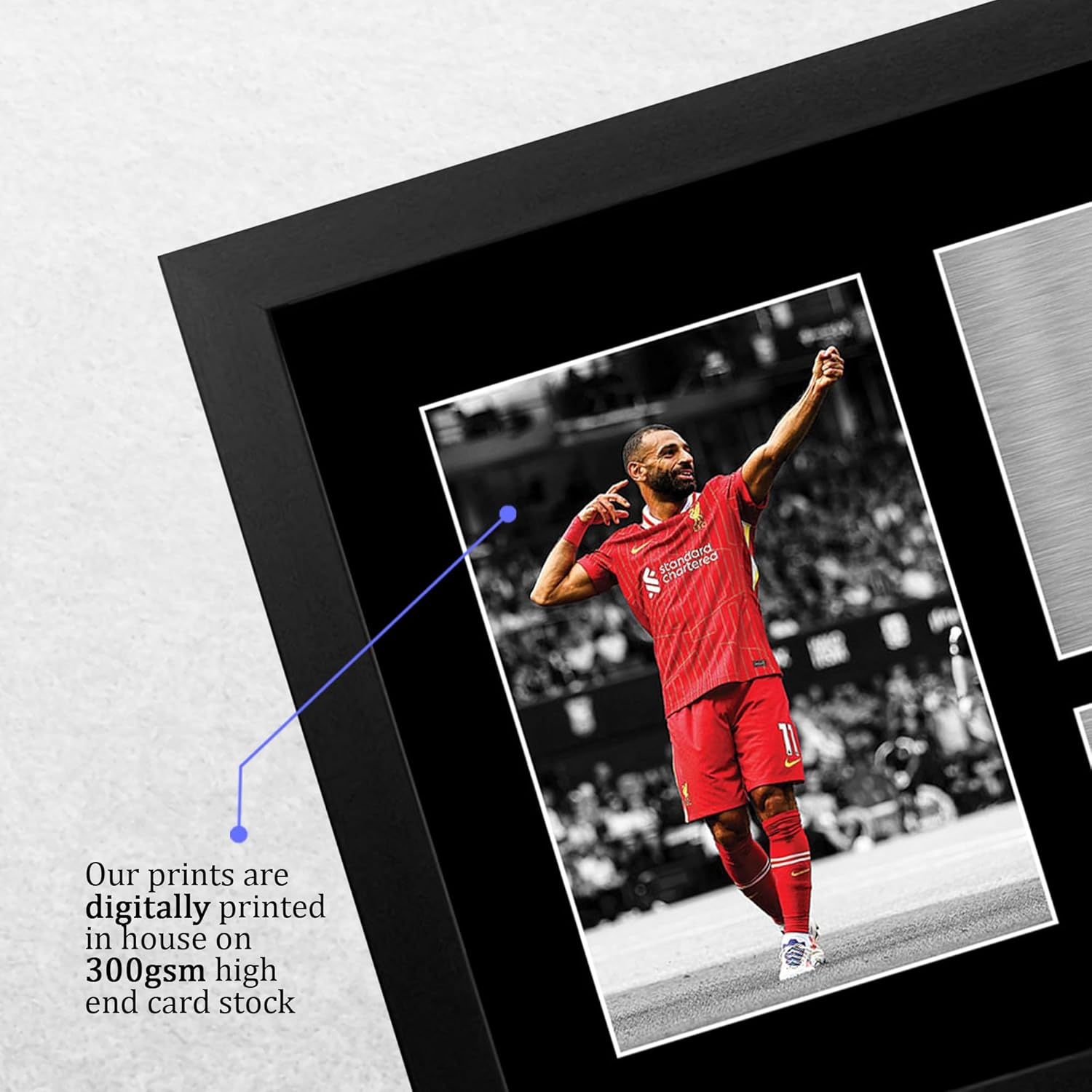 HWC Trading FR Mohamed Mo Salah Gifts Signed A4 Printed Autograph Liverpool Gift Framed Print Photo Picture Display image number 3