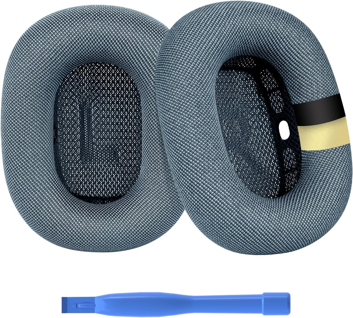 Ear Pads Replacement for Airpods Max Headphone by MMOBIEL - Mesh Fabric Ear Pad Cushions - Noise Isolation Earpads Replacement &ndash; Space Grey