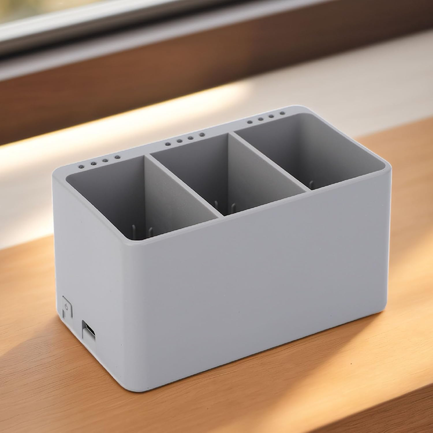 Charging Hub for Mini3/3 Pro/4 Pro, 3 Way Drone PD Battery Charger Station with Digital Display, with 1*USB +1*Type C Cable, No Battery image number 3