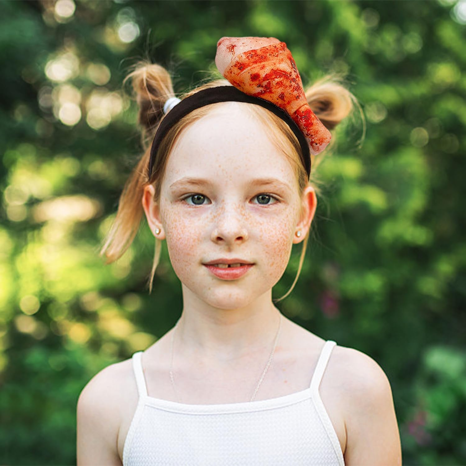 2Pcs Chicken Leg Hair Bands Party Dress up Accessories Role Play Props Funny Headwear image number 1