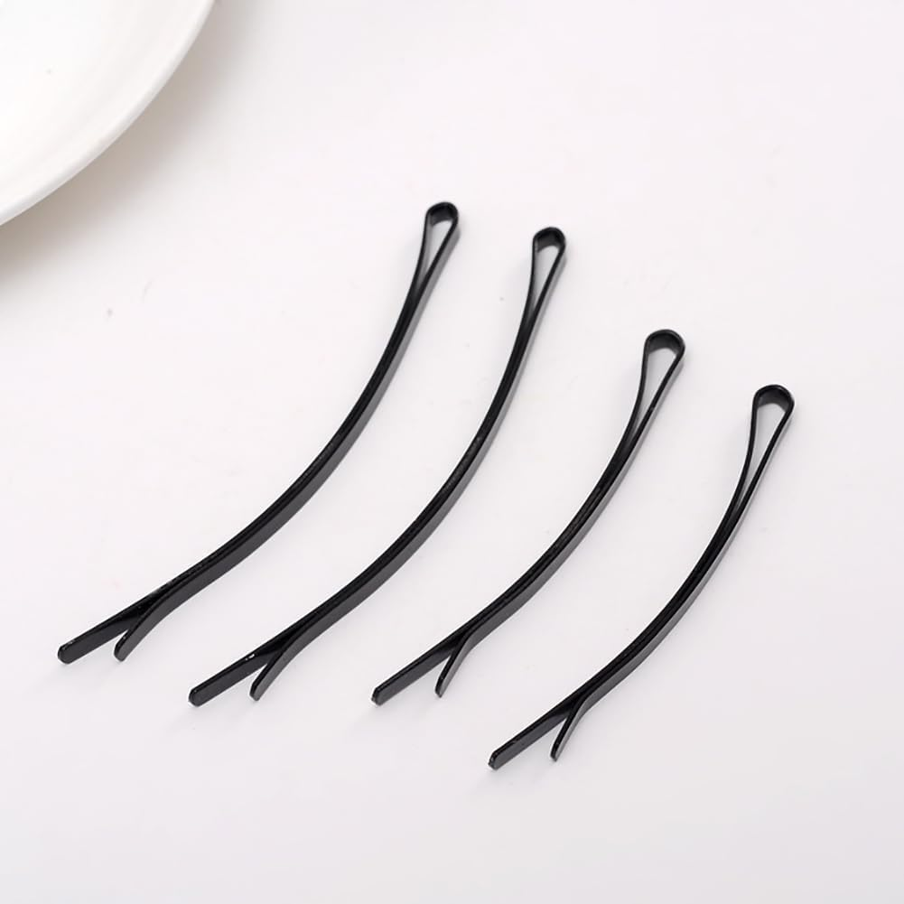 60 Pieces Long Metal Hair Pins Secure Grip Simple Decorative Hair Pins Non-Slip Hair Pins Invisible Hair Clips Large Hair Pins for Bun Gold 8.5 X 0.3 Cm image number 1