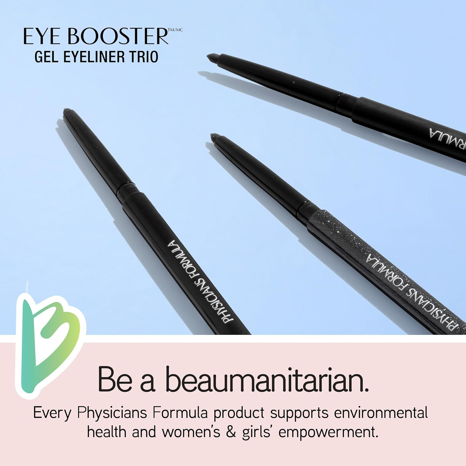 Physicians Formula Eye Booster Gel Black Eyeliner Set of 3, Shimmer, Satin, Matte, Water-Resistant, Smudge Resistant, Lasts All Day image number 4