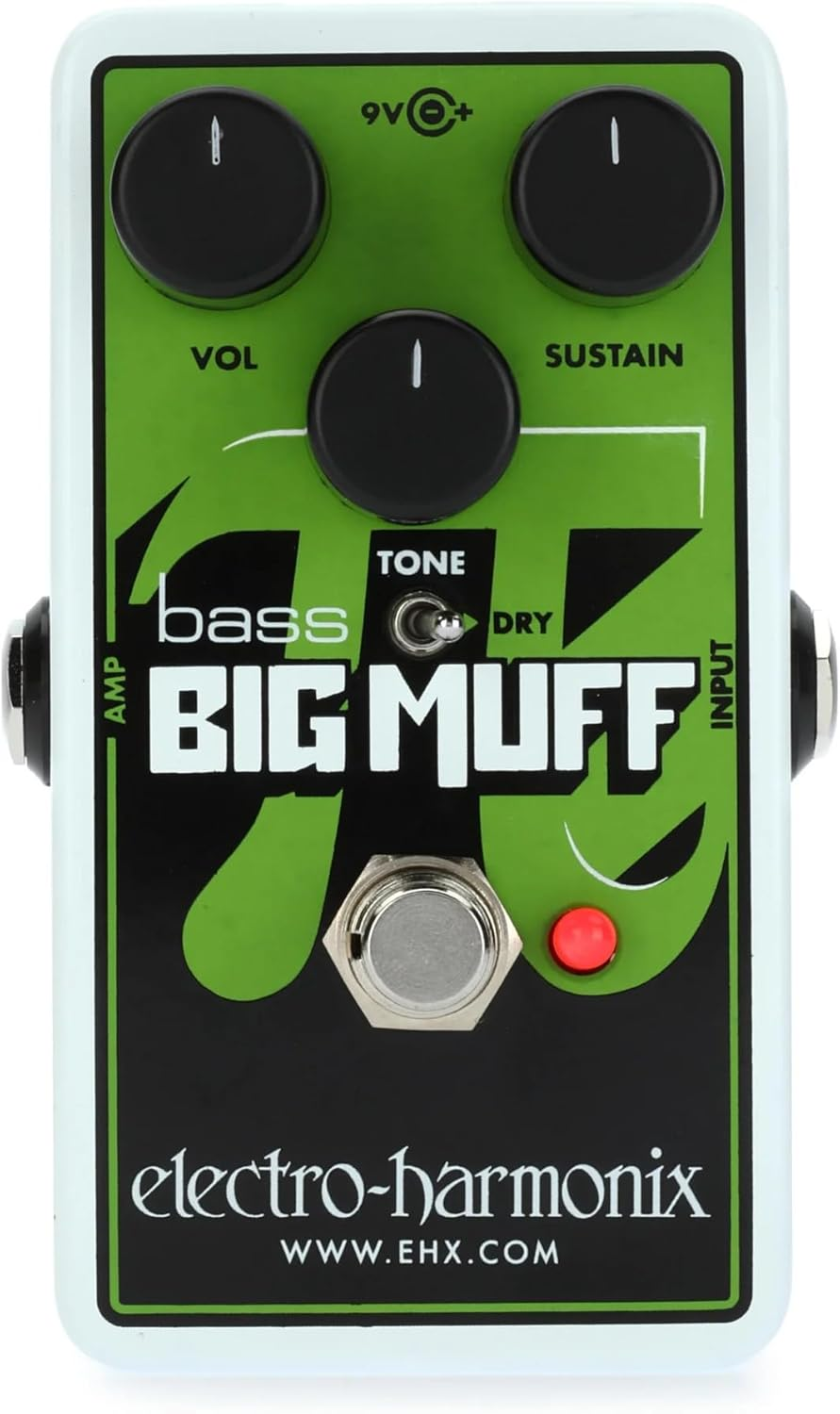 Electro-Harmonix Nano Bass Big Muff Bass Distortion Effects Pedal image number 1