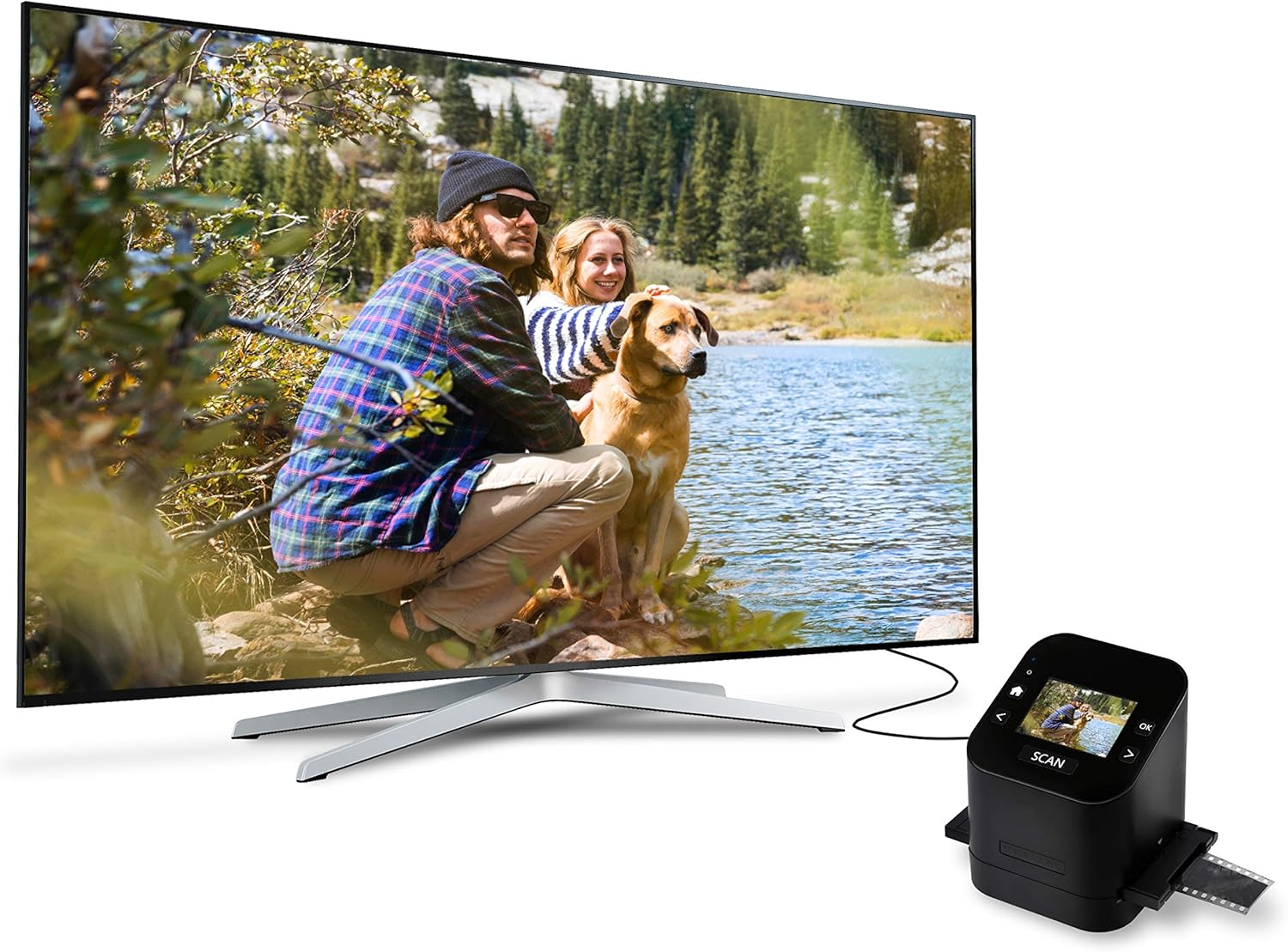 Magnasonic All-In-One Film & Slide Scanner, High Resolution 22MP, Converts 35Mm/110/126/ Super 8/8Mm Film & 135/110/126 Slides into Digital JPEG, 2.4" LCD Screen, Built-In Memory, Fast Scanning (FS52) image number 5