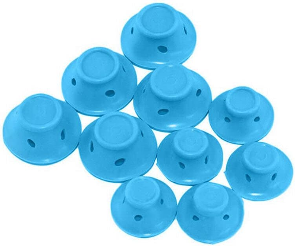 10PCS No Heat Hair Curlers Clip DIY Magic Silicone Soft Rollers Care Heatless, Two Sizes, Easy to Use - Perfect for Loose Waves & Spiral Ringlets
