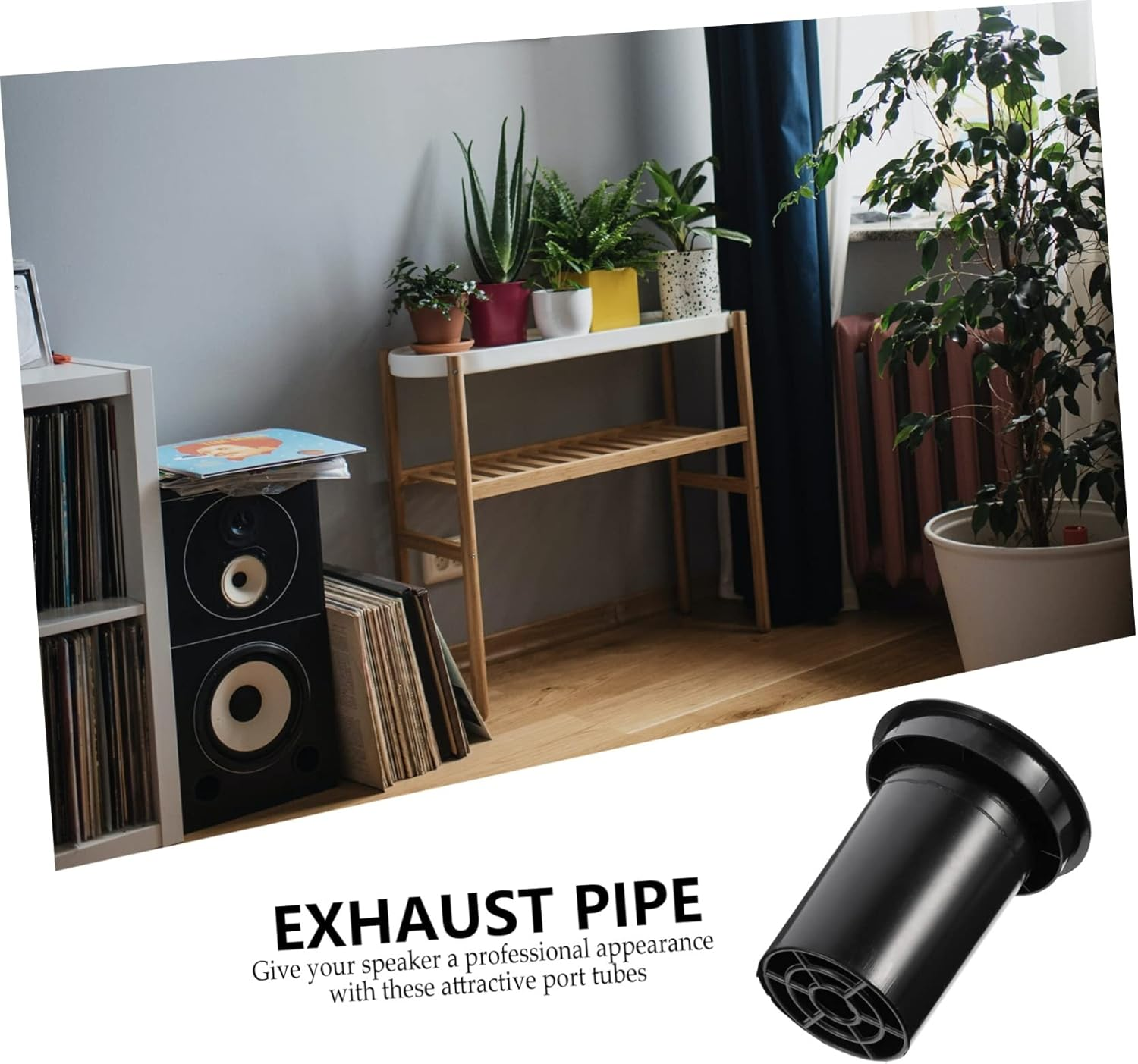 5 PCS Plastic Woofer Box Port Tube Bass Reflex Pipe for Home Car Speakers Sound Quality Enhance Speaker Cabinet Appearance for DIY Projects image number 2