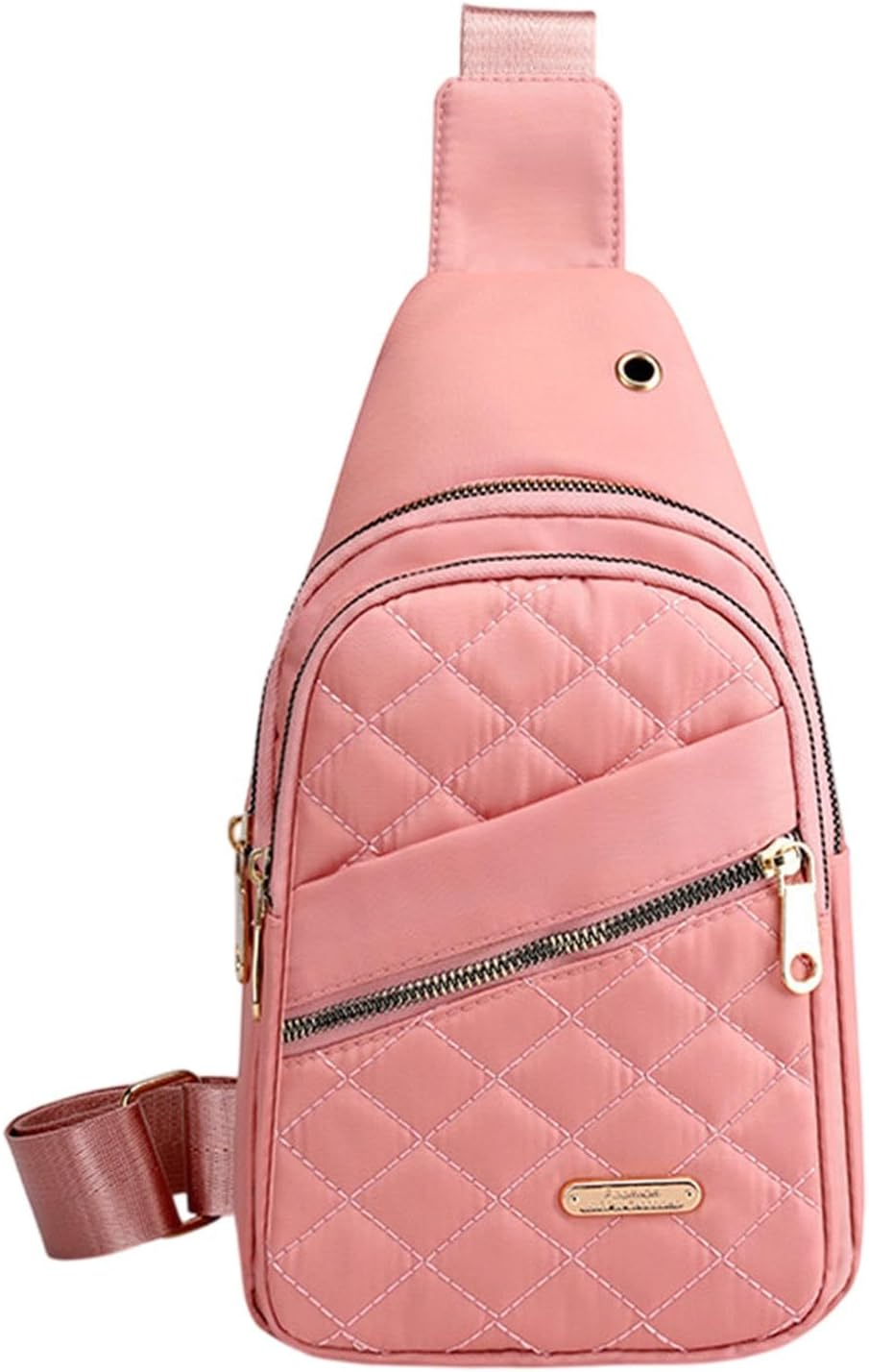 Womens Sling Bag,Shoulder Backpack Casual Sling Pouch Sling Satchel Bag - Adjustable Strap, Lightweight Shoulder Front Pack for Running, Walking, Hiking, Travel