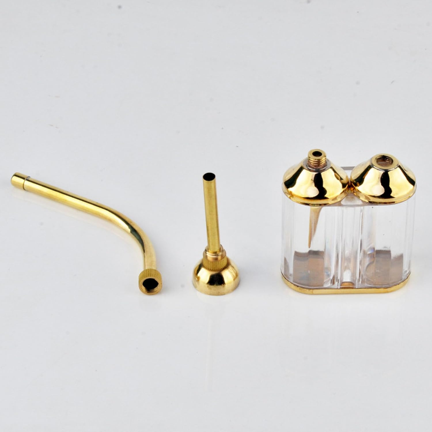 Plexiglass Jug with Curved Handle with Metal Tube, Dual Purpose Kettle Set Plumbing Gift Accessories image number 1