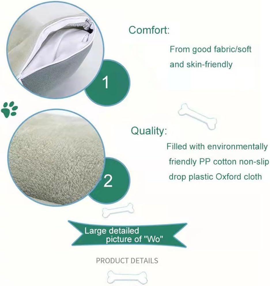 Dog Car Seat for Small Dogs, Detachable and Washable Pet Car Seat, Portable Dog Booster Seat,Dog Car Travel Carrier Bed with Storage Pockets and Clip-On Leash, Perfect for Pets up to 25Lbs image number 5