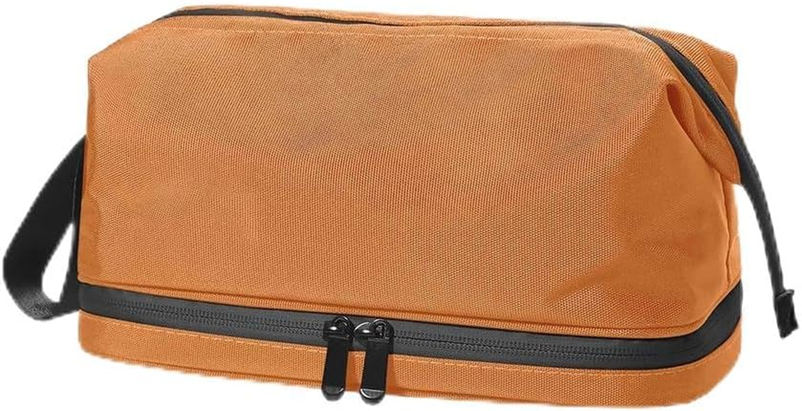 Toiletry Bag for Men,Water Resistant Double Layer,Organizer with Toiletry Cup Large Capacity for Travel near and Far