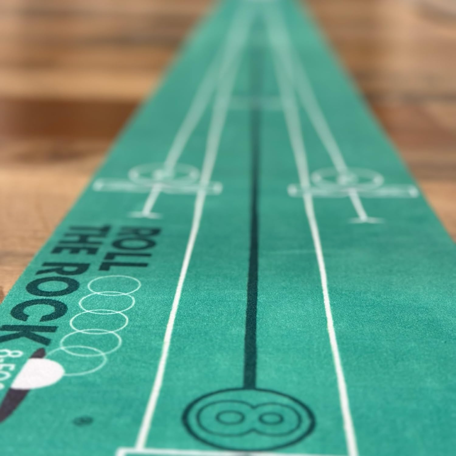 Eyeline Golf Roll the Rock Putting Mat - Have Fun Perfecting Stroke, Alignment, Speed Control, Visualization, Consistency - Indoor - Compact image number 5