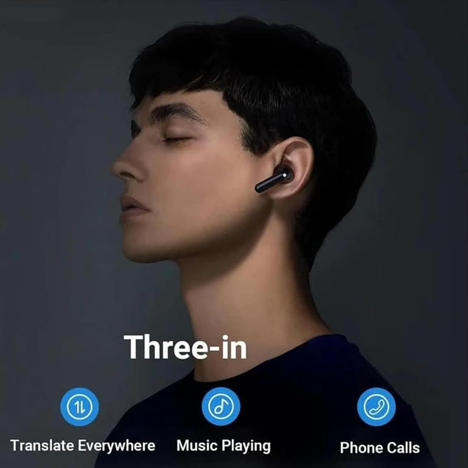 Language Translation Earbuds | 144 Languages 70 Dialects Interpreting Translation Headphones,Instant Interpreting Earbuds for Learning Business Communication Meeting Education Tourism Conference