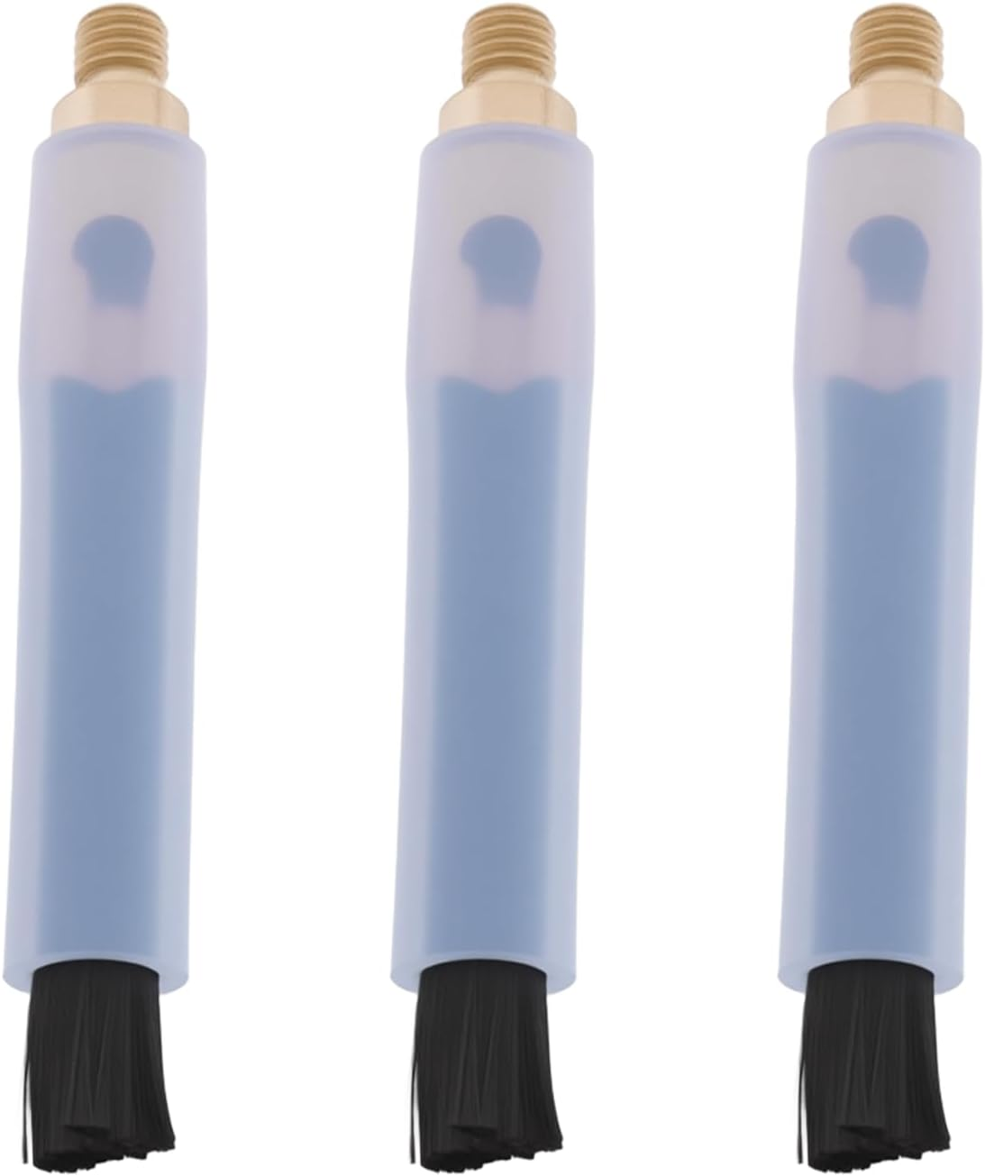 3Pcs M8 Copper Head Weld Brushes for Weld Seam Bead Joint Cleaning Polishing Machine Welding Seam Cleaner