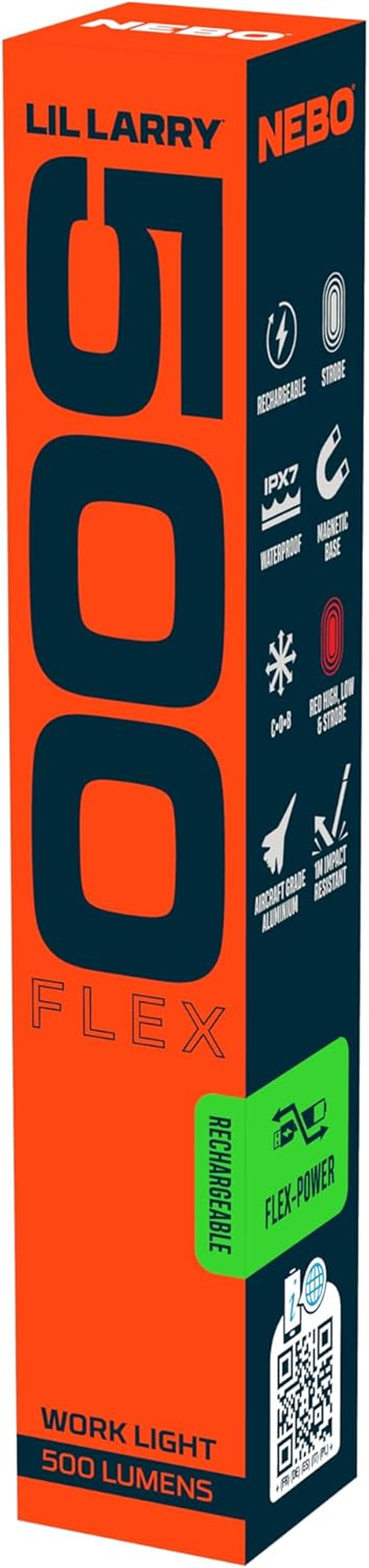 NEBO Lil Larry 500 Flex Rechargeable Work Light image number 5