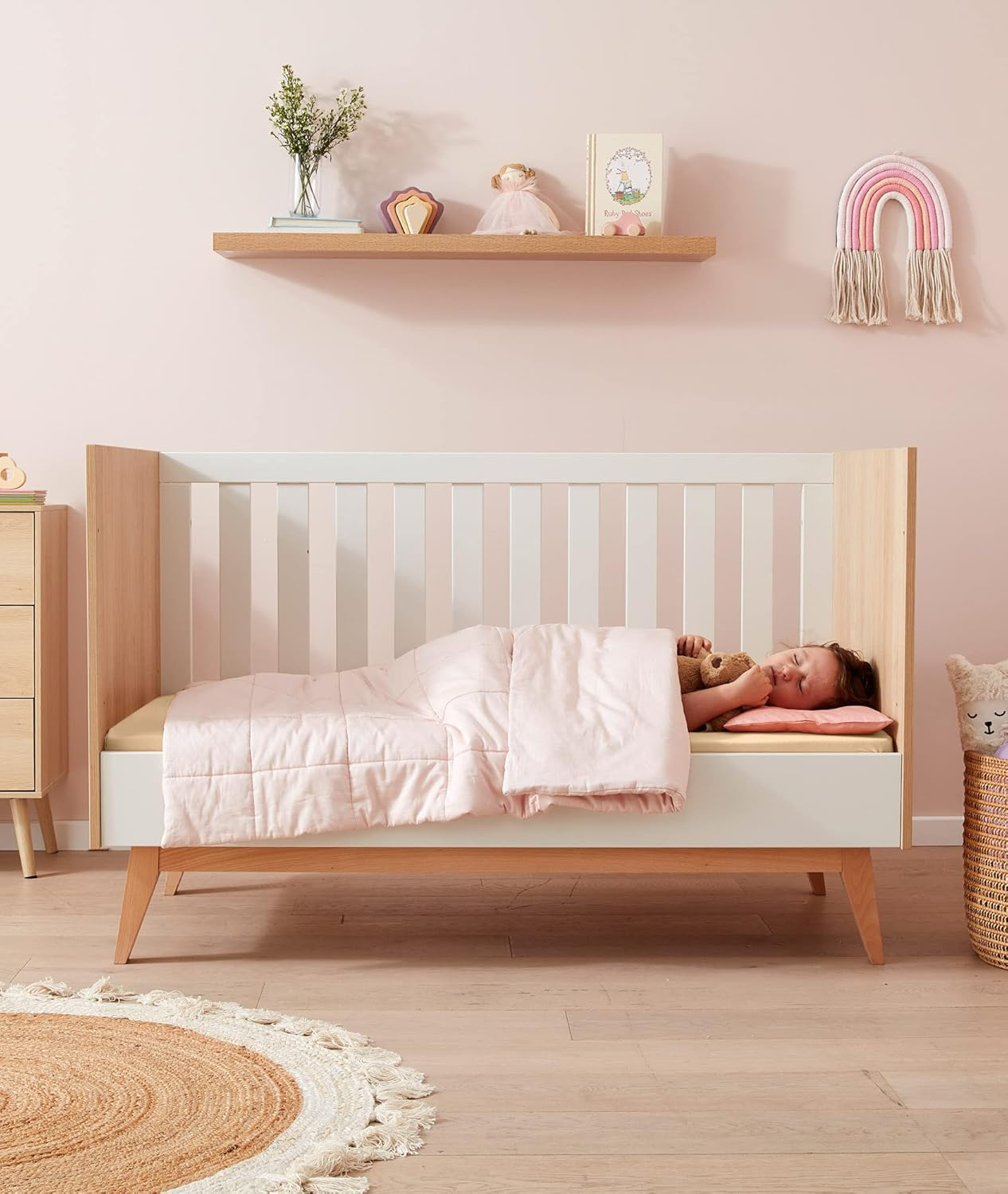 Ergopouch Demi/Cot Convertible Organic Cotton Quilt, 3.5 TOG, Primrose image number 1