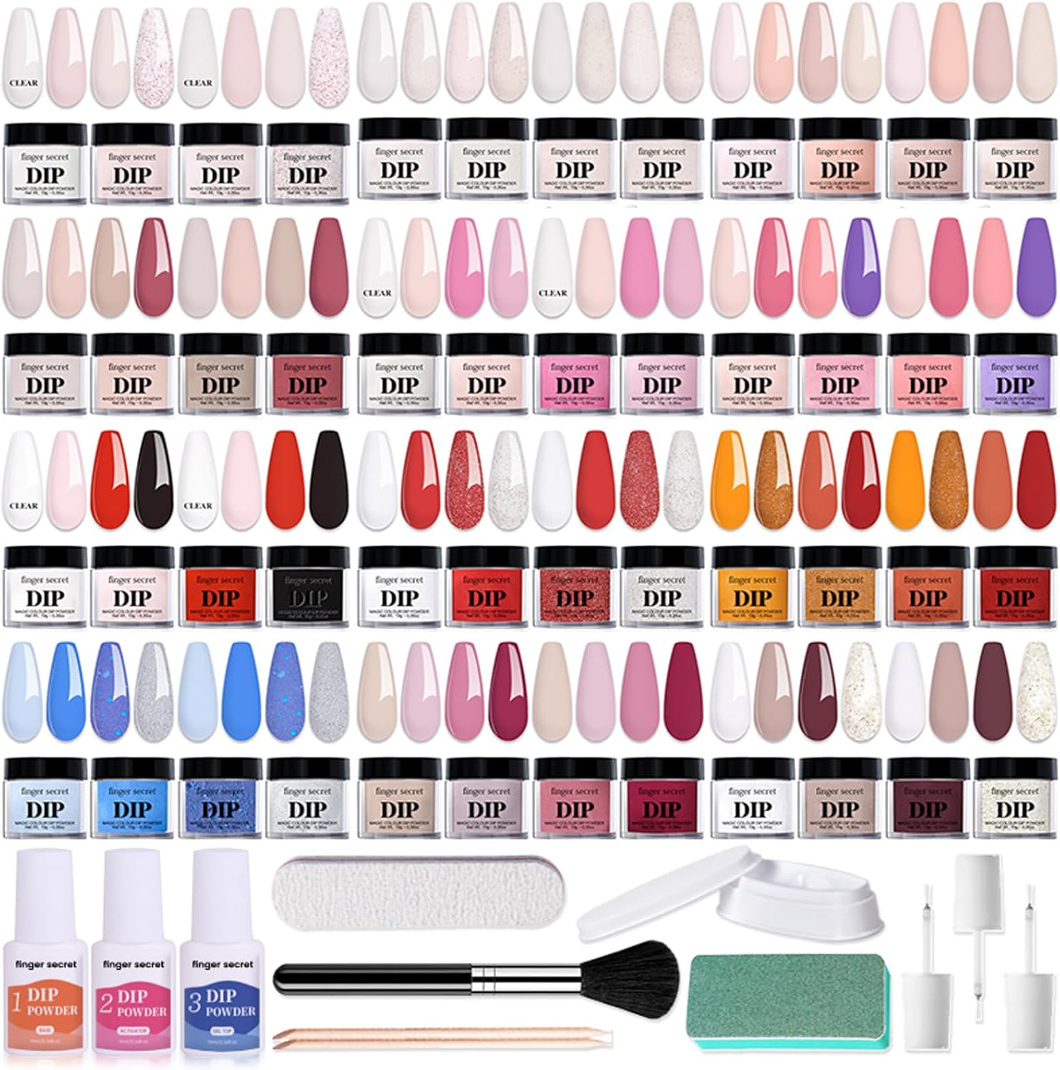 Dip Powder Nail Kit, 10G/0.35Oz, 4 Colors, No Lamp Needed image number 5