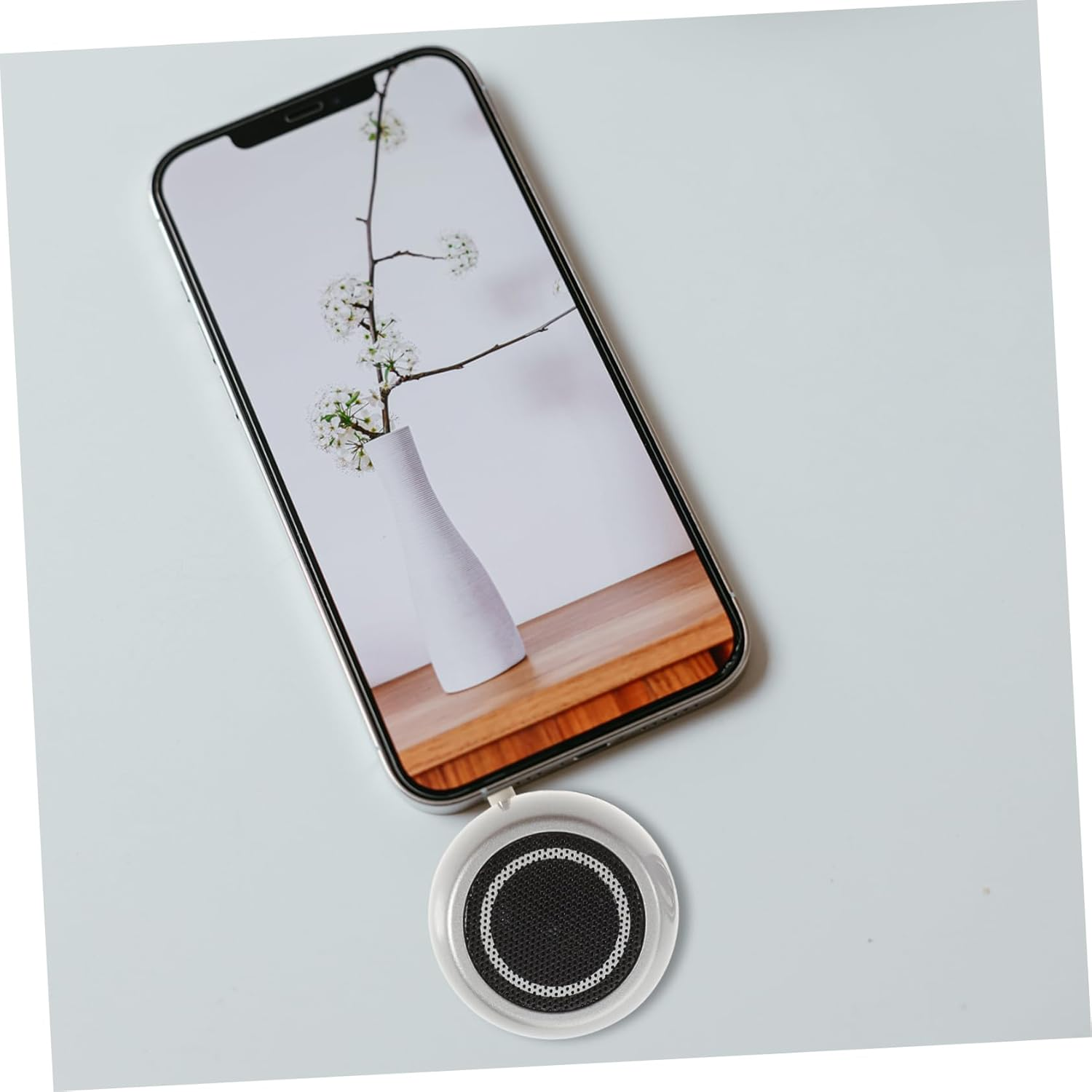 HOMSFOU Mini Speaker for Mobile Phone Audio Rechargeable External Music Box Audio Input Portable Speaker for Outdoor Use image number 2