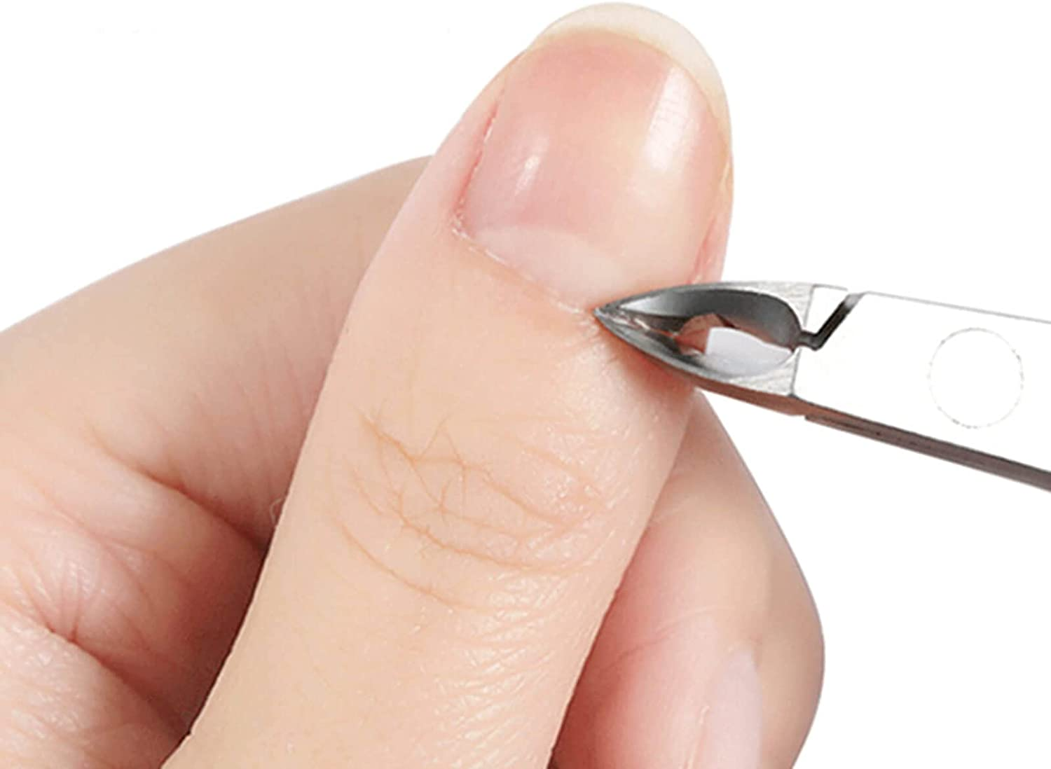 Grovigor Modern Stainless Steel Cuticle Trimmer Set, Cuticle Remover with Cuticle Pusher, Cuticle Nipper, Professional Manicure Pedicure Tools for Fingernails and Toenails