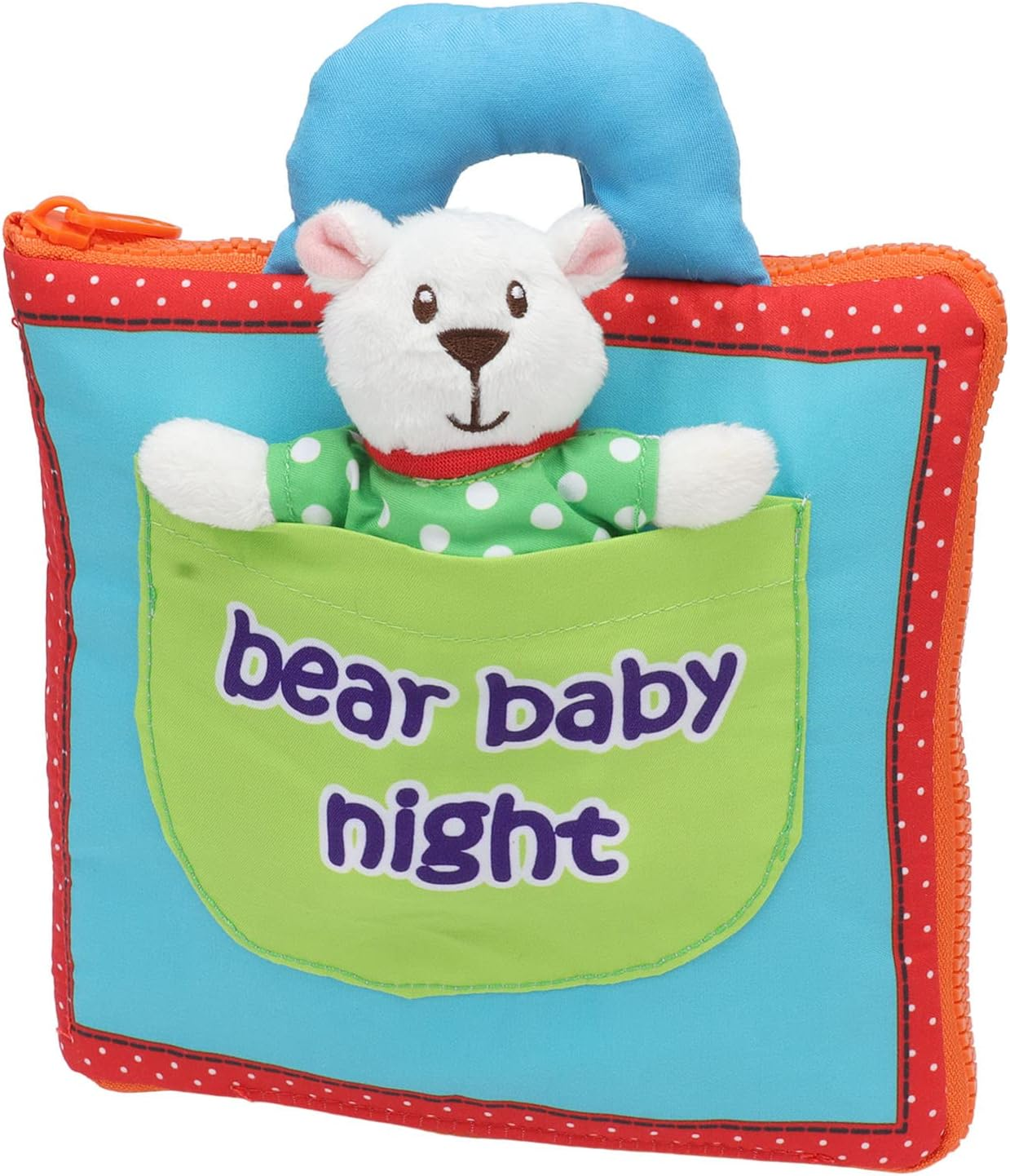 Baby Cloth Book,Colorful Baby Soft Cloth Book Early Learning Toy Infant image number 3